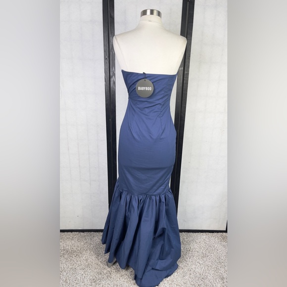 Babyboo ANGELINA MAXI DRESS Navy Maxi Dress. Size: XS - Picture 7 of 13